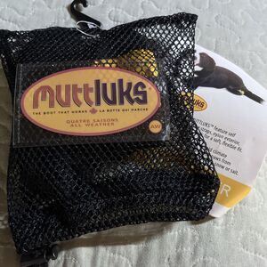 Muttluks All Weather Set Of 4 Black XXS Warm All Weather Boots